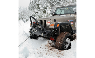 Snow Winching: Winter Winch Self-Recovery Technique