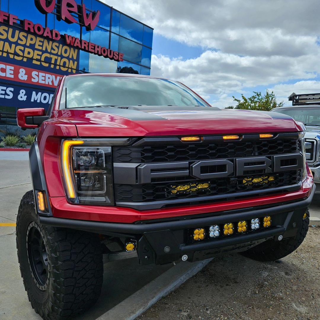 2022 Red Ford Raptor EC