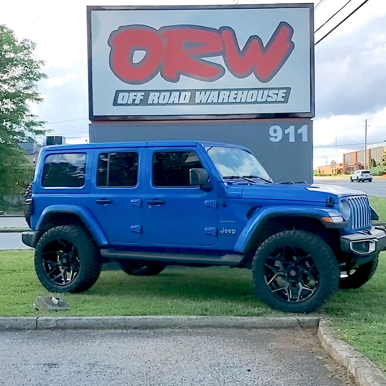 2022 Blue Jeep Wrangler MR