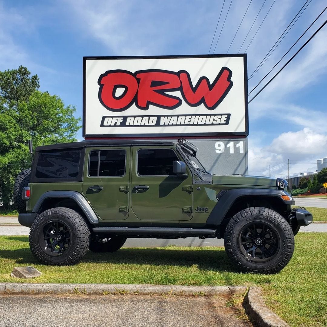 2024 Green Jeep JLU MR