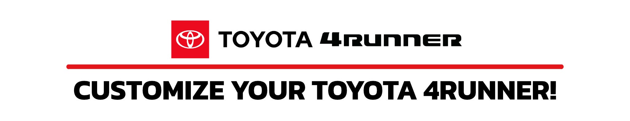 customize your toyota 4runner