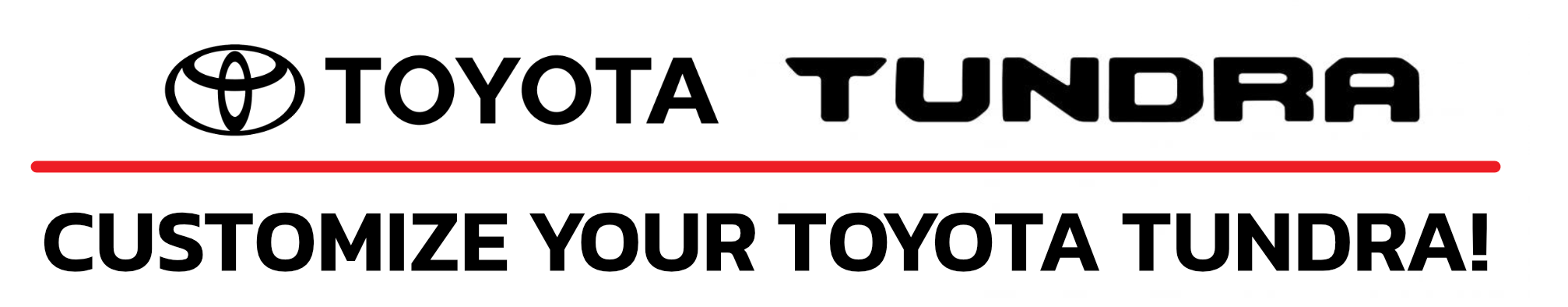 customize your toyota tundra