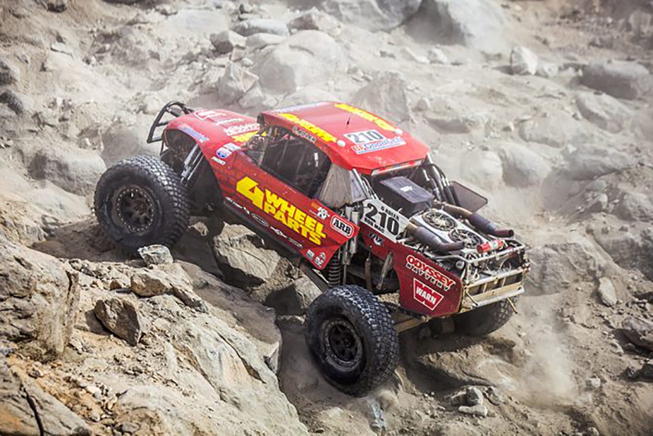 off-road vehicle driving