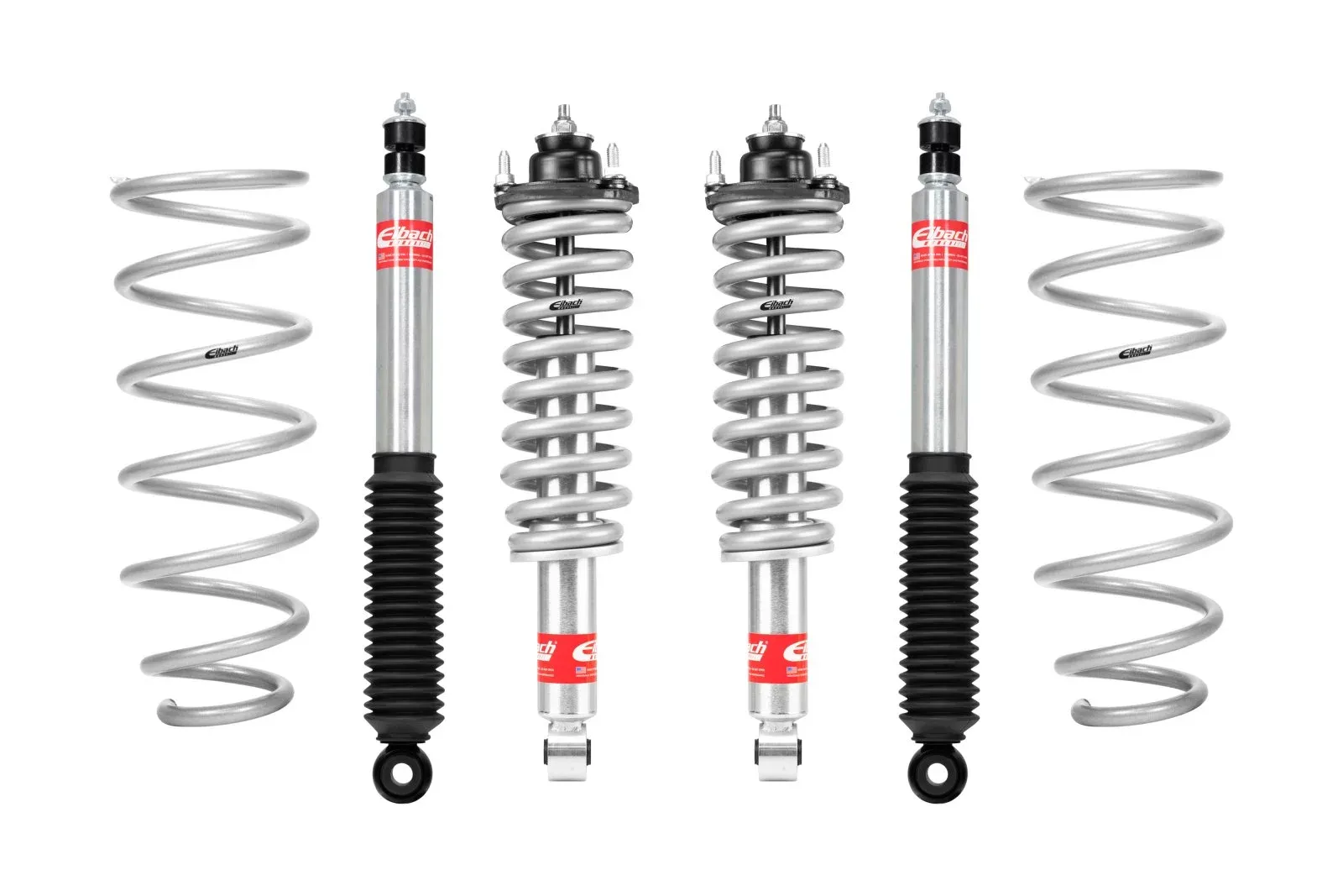 Set of 2 Assembled Front Shocks, Springs, Mounts + 2 Springs + 2 Rear Shocks