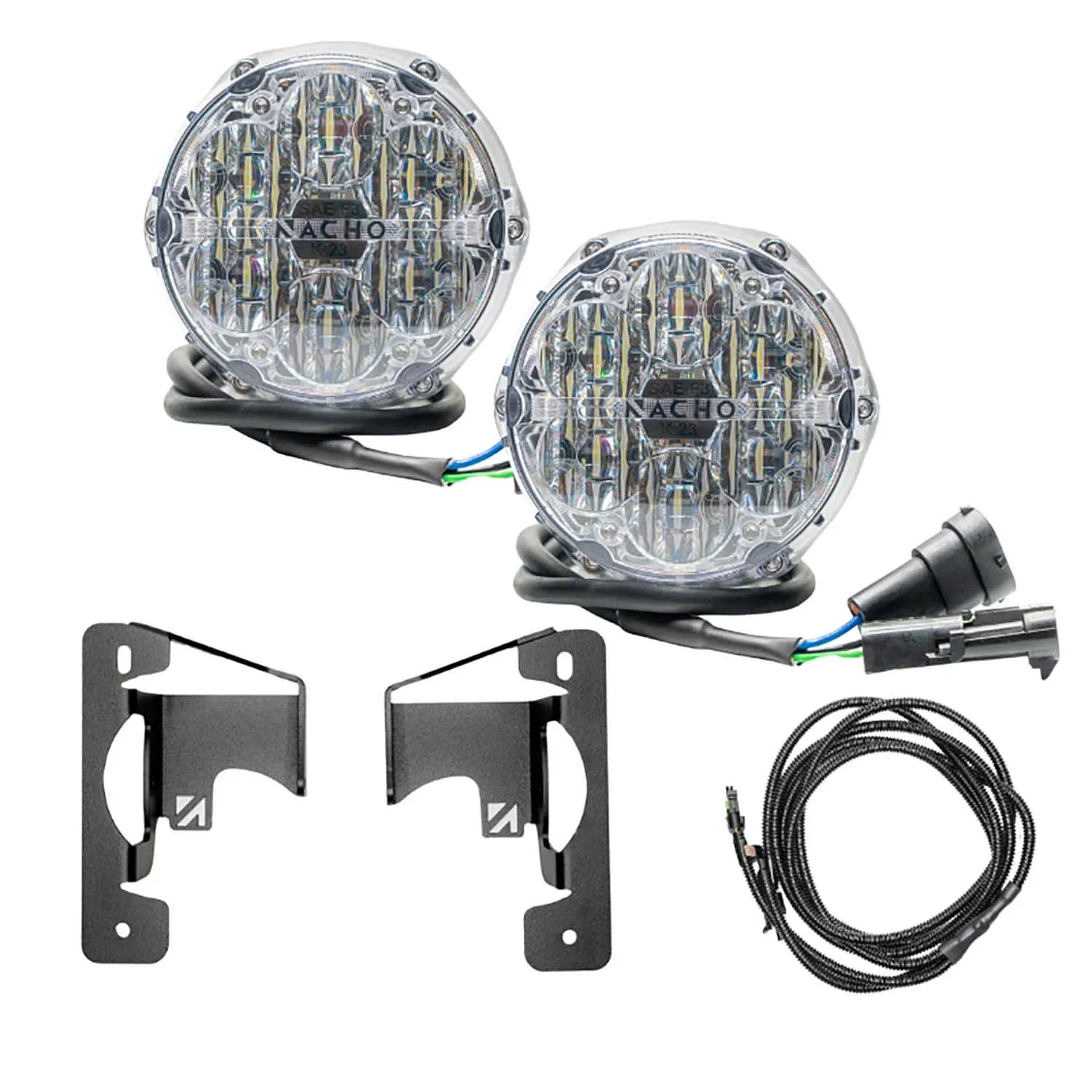 NACHO SAE Only White Plug N Play Fog Light Kit